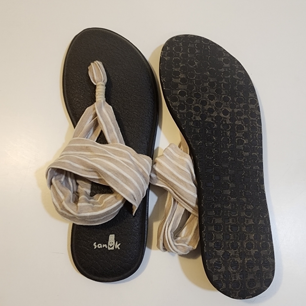 SANUK Yoga sling Fabric sandals size 9 - Picture 10 of 10